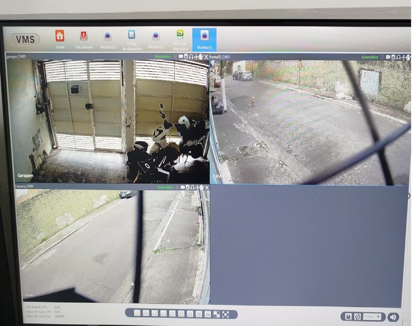 Monitoramento por câmeras Infronex